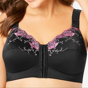 Comfort Choice NWOT Front-Close Posture Bra, 46D